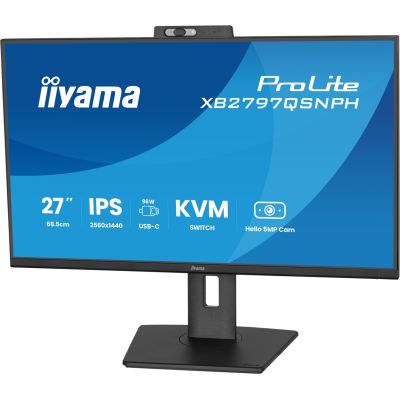 13. iiyama ProLite XB2797QSNPH-B1 27IN IPS LCD 4MS 2560X1440 350CD/M2 HDMI/DP/USB 2 monitor komputerowy 68,6 cm (27") 2560 x 1440 px Quad HD Czarny