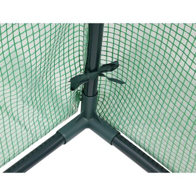 31. SZKLARNIA TUNEL OGRODOWY DWA WEJŚCIA DO POMIDORÓW I OGÓRKÓW 200x100x180CM ZIELONY