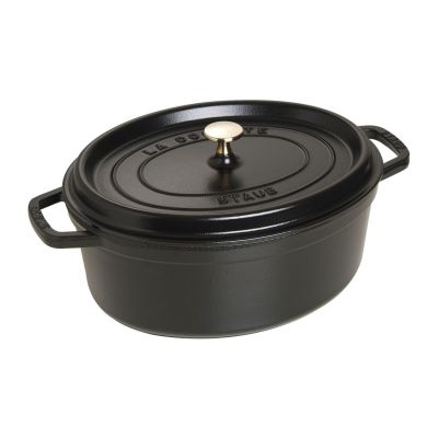 2. Garnek żeliwny owalny STAUB 40509-319-0 - czarny 5.5 ltr