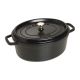 2. Garnek żeliwny owalny STAUB 40509-319-0 - czarny 5.5 ltr