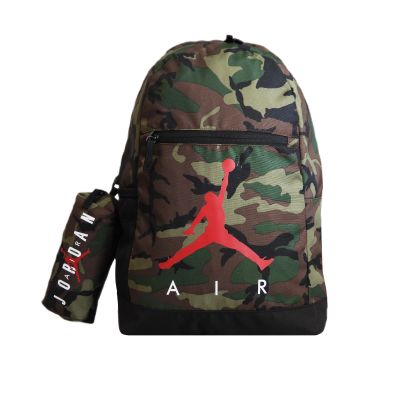 Plecak szkolny Air Jordan School Pencil Case Backpack Camo + Piórnik - 9B0503-650