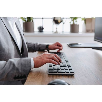 4. Klawiatura bezprzewodowa X Ultra Low Profile/Cordless USB czarna Niemcy