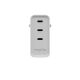 5. Mophie ROC GaN - ładowarka sieciowa, 3x USB-C, 140W (white)