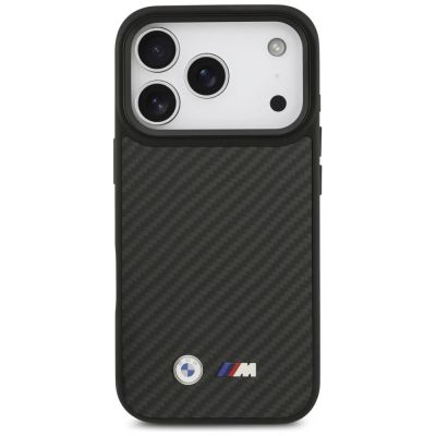 3. Etui BMW M Kevlar Matt MagSafe na iPhone 17 Pro - czarne