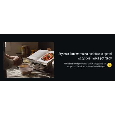 22. Podstawka pod laptopa, tablet Wozinsky WRS-CPY84SB 360 aluminiowa + Gratis! podstawka do smartfona - czarna