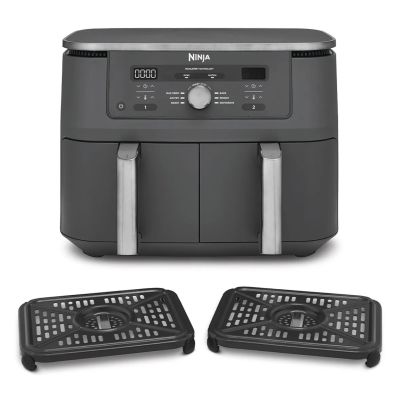 21. Ninja DZ400EU frytkownica Podwójny 9,5 l Autonomiczny 2470 W Frytkownica na gorące powietrze Szary