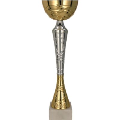 14. Puchar metalowy złoto-srebrny TUMA S