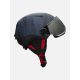 3. Kask narciarski ROSSIGNOL  Whoopee Visor IMPACTS granatowy