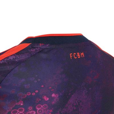 4. Koszulka dla dzieci adidas FC Bayern 26/27 Third Jersey fioletowa JZ3094