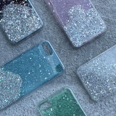 7. Wozinsky Star Glitter błyszczące etui pokrowiec z brokatem Samsung Galaxy A31 zielony
