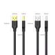 16. Kabel Ugreen US128 90576 USB-A 3.0 / USB-A 3.0 5Gb/s 3m - czarny