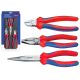 2. KNIPEX 00 20 11 zestaw szczypiec do prac warsztatowych i serwisowych 3szt.