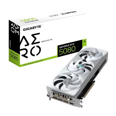 17. Karta graficzna Gigabyte GeForce RTX 5080 AERO OC 16GD SFF