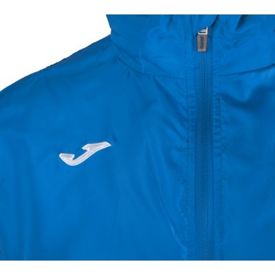 Kurtka piłkarska Joma Iris Junior w jednolitym, niebieskim kolorze