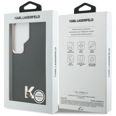 8. Etui Karl Lagerfeld K Metal Logo MagSafe na Samsung Galaxy S26 Ultra - czarne