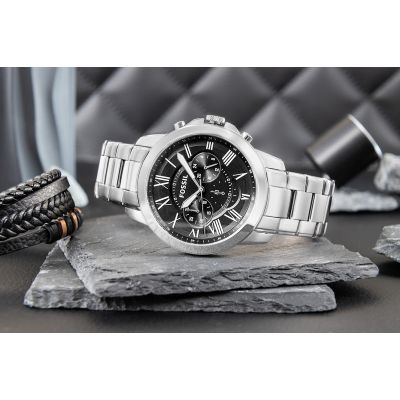 6. Zegarek Męski FOSSIL Grant Multifunction FS4736 + BOX