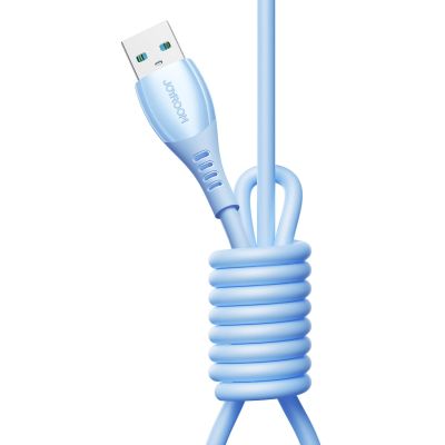 3. Kabel Joyroom S-A59 Vibrant Series 3A USB-A - Lightning 1,2m - niebieski