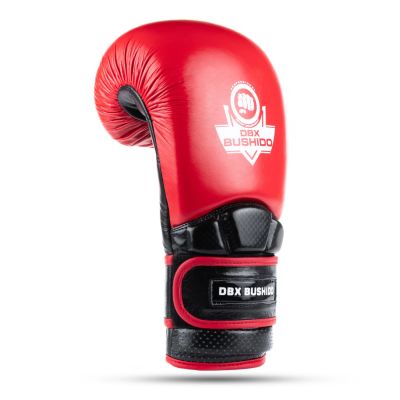 17. Rękawice bokserskie ze skóry naturalnej Warrior RED