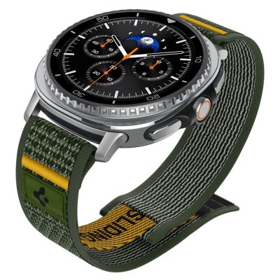 10. Pasek Spigen Athlex Air na Samsung Galaxy Watch 40 / 44 / 46 mm - zielony