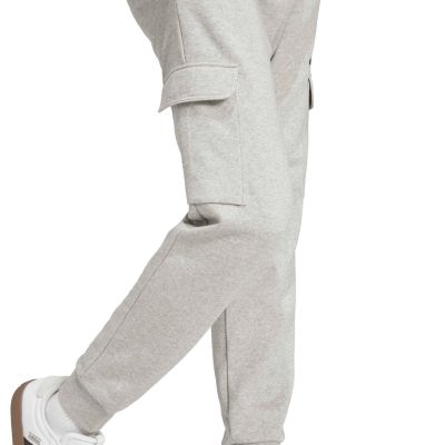 6. Spodnie męskie adidas Essentials Feelcozy Cargo jasnoszare JE3823