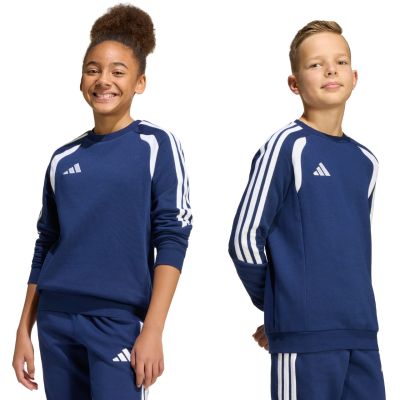 7. Bluza dla dzieci adidas Tiro 26 League Sweat Crew granatowa KF5821