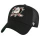 47 Brand NHL Anaheim Ducks Branson Cap H-BRANS25CTP-BKH Czarne One size