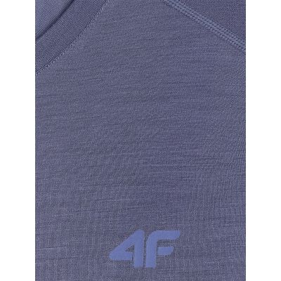 8. Koszulka trekkingowa z wełną merino męska 4F 4FWAW25TFTSM1526-32S