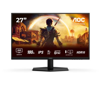 Monitor AOC Q27G42XE 27" IPS QHD 180Hz 1ms 2560x1440 2xHDMI Czarny