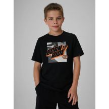 T-shirt bawełniany chłopięcy 4F 4FJRSS26TTSHM4170-20S