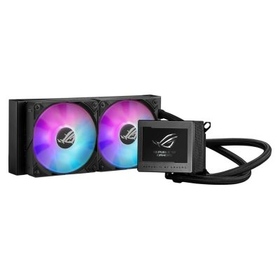 7. ASUS ROG Ryujin III 240 ARGB Procesor Chłodnica cieczy all-in-one 12 cm Czarny 1 szt.