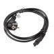 2. LANBERG KABEL ZASILAJĄCY DO LAPTOPA CEE 7/7 -> C5, 1.8M (MIKI/KONICZYNKA)