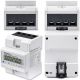 11. Qoltec 50980 Trójfazowy elektroniczny licznik z resetem | miernik zużycia energii na szynę DIN | 400V | 100A | LCD | LED | 4P