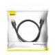7. Kabel Baseus Cafule HDMI / HDMI 2.0 4K 60 Hz 3D 18 Gbps 1m - czarny