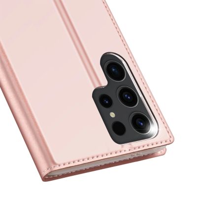 3. Etui Dux Ducis Skin Pro do Samsung S24 Ultra z klapką - różowe