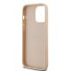 7. Etui DKNY Leather Mono Stripe & Metal Logo na iPhone 14 Pro Max - różowe