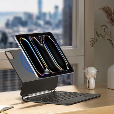8. Etui Dux Ducis Keyboard (MK Series) z klawiaturą Bluetooth na iPad Pro 11" 2024 - czarna