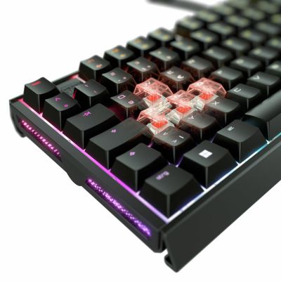 4. Klawiatura CHERRY XTRFY MX 3.1 RGB Przewodowa (EN) MX2A Czerwony sw