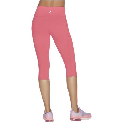 2. Skechers Go Walk High Waisted Capri Short W2CP2-RDBL Czerwone XS
