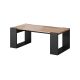 Ława/Stolik WOOD 120x55x46 dąb wotan + antracyt