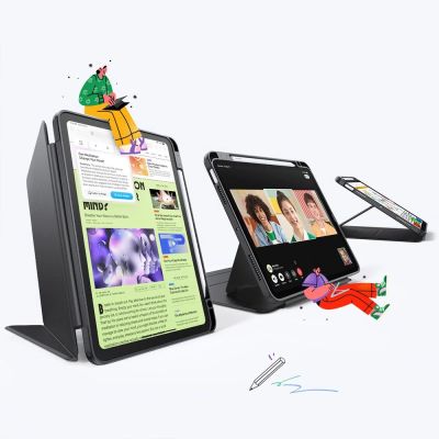 2. Etui ESR Flip Hybrid na iPad 10.9" 2020-2022 ( 4 / 5 gen.) / 11" 2024-2025 ( 6 / 7 gen.) - czarne