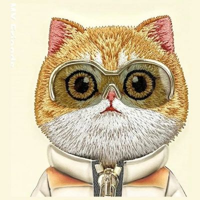 10. Etui Nimmy Cool&Cute 2.0 Cat na iPhone 15 Pro - zielone