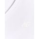 3. T-shirt basic z dekoltem typu serek damski 4F 4FWMM00TTSHF3307-10S