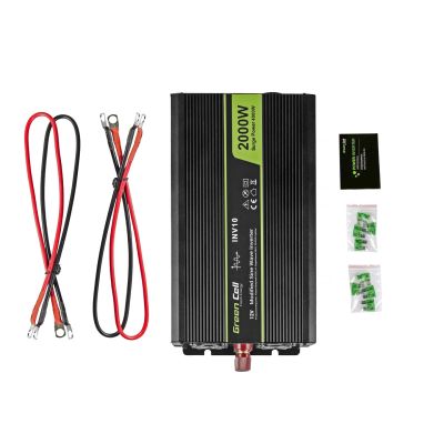 5. GREEN CELL PRZETWORNICA INV10 12V-230V 2000W/4000W MODYFIKOWANA SINUSOIDA