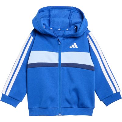 9. Dres dla dzieci adidas Essentials Tiberio 3 Stripes Fleece niebieski KC6004