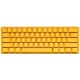Ducky One 3 Yellow Mini klawiatura Gaming USB Niemiecki Żółty