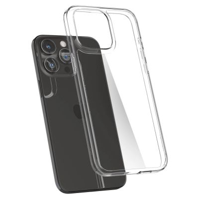 6. Etui Spigen Airskin Hybrid na iPhone 15 Pro Max - przezroczyste