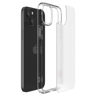 11. Etui Spigen Ultra Hybrid na iPhone 15 Plus - przezroczysto-matowe