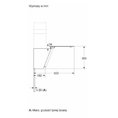 8. Okap BOSCH DWK65DK20
