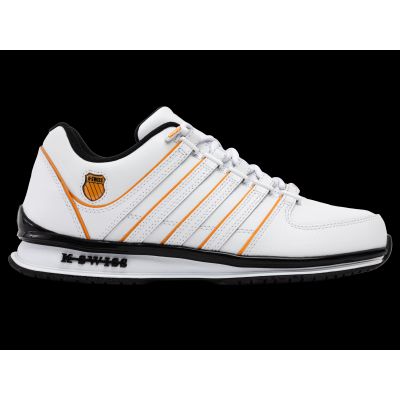 Sneakersy K-swiss RINZLER WHITE/ORANGE POPPY/BLACK-M (01235-185-M)