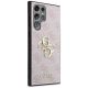 4. Etui Guess 4G Big Metal Logo na Samsung Galaxy S24 Ultra - różowe